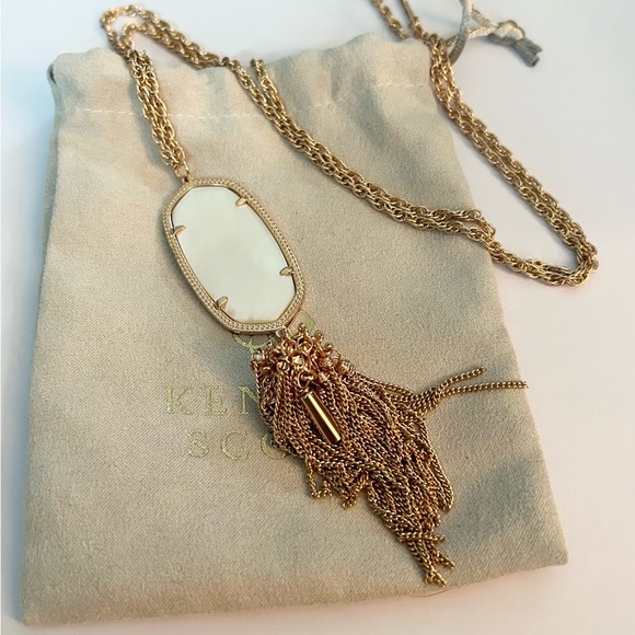 Kendra Scott Rayne Rose-Gold Necklace NWT - Picture 3 of 5